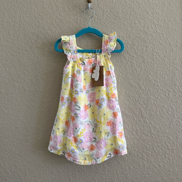 Angel Dear Other - 💜$20 FLASH SALE💜 Angel Dear Spring Floral Organic Cotton Dress 18-24M NWT